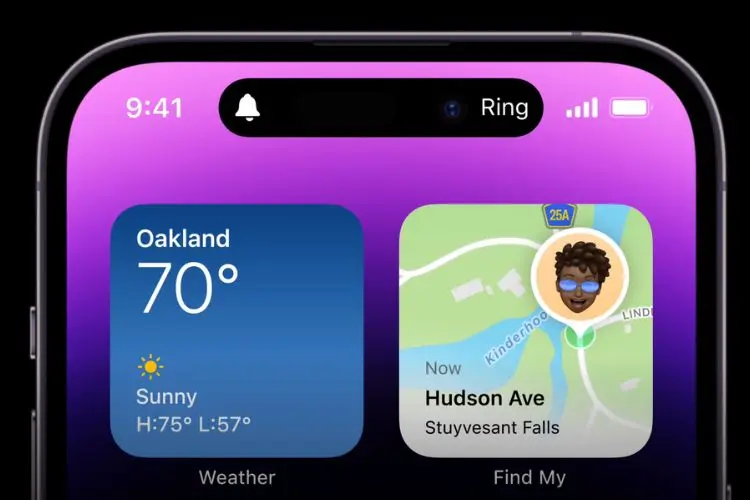 iPhone avec Active Dynamic Island